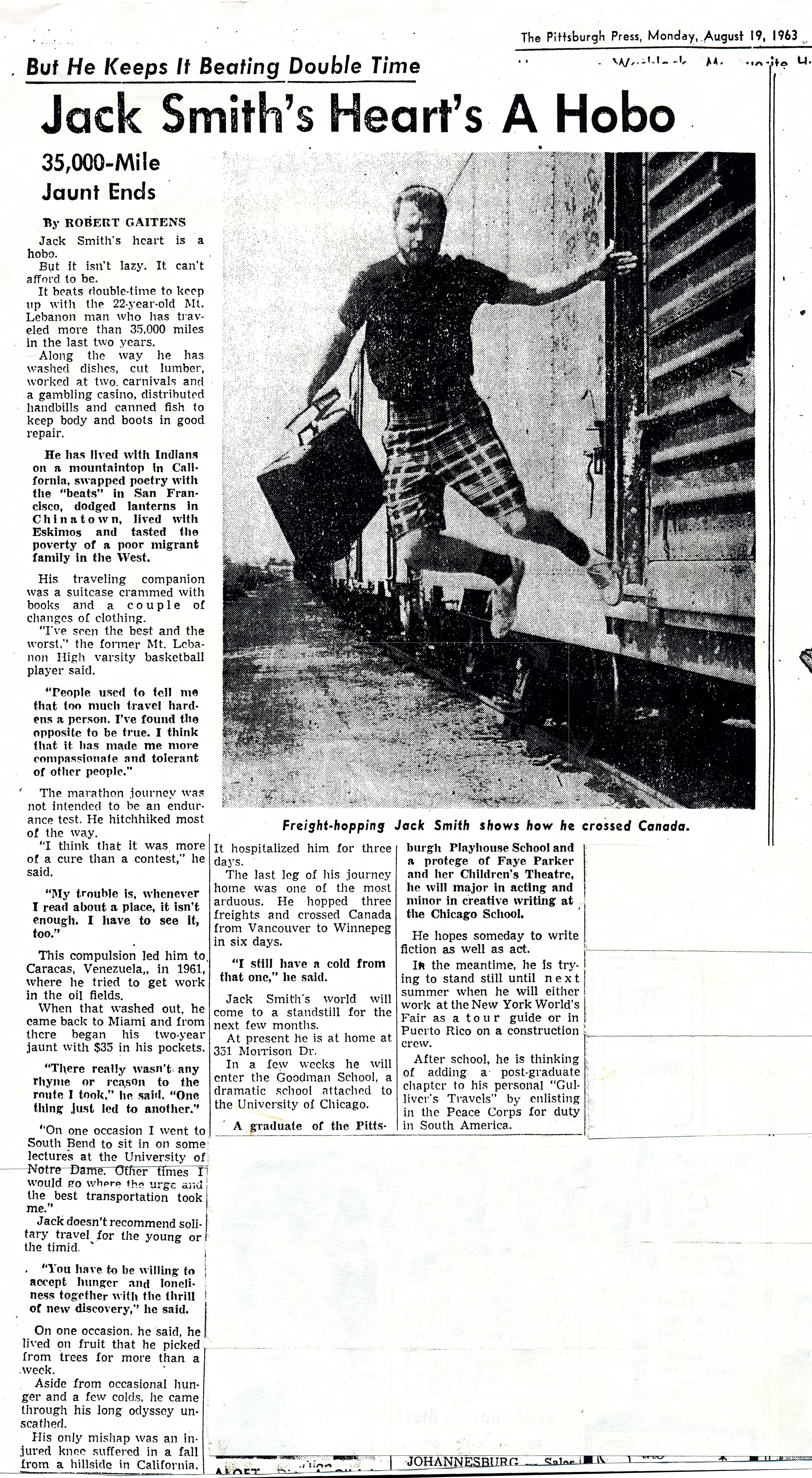 Jack Smith's Hearts a Hobo