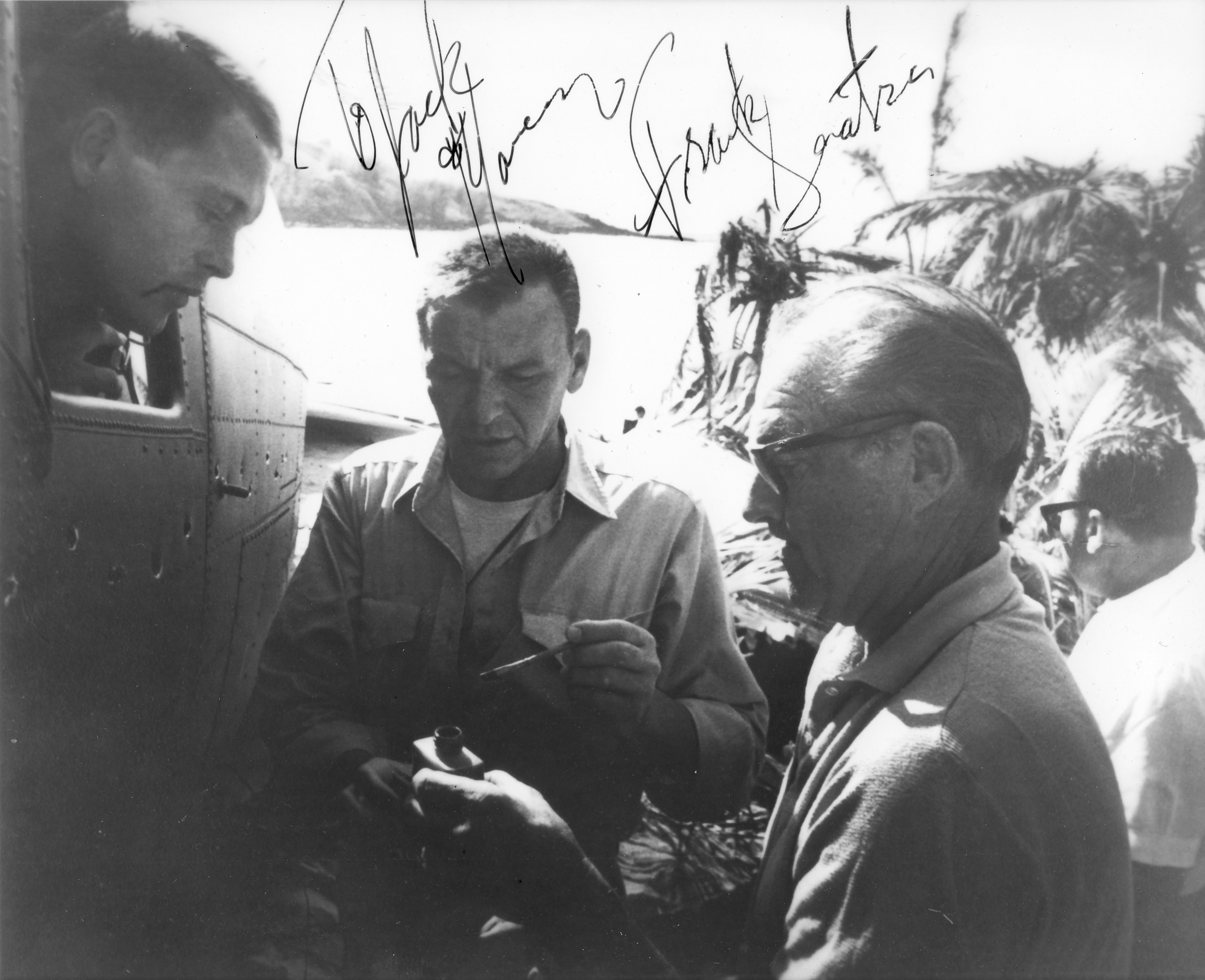 On set of None But the Brave